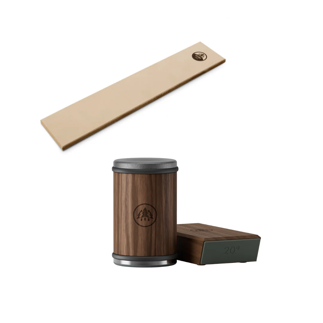 HORL V3 Messenslijper ‘Walnoot’ + Leren Strip