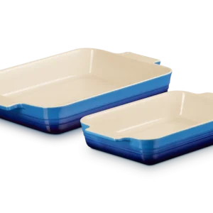 Le Creuset Ovenschalen Set van 2 'Azure'  25 & 32cm