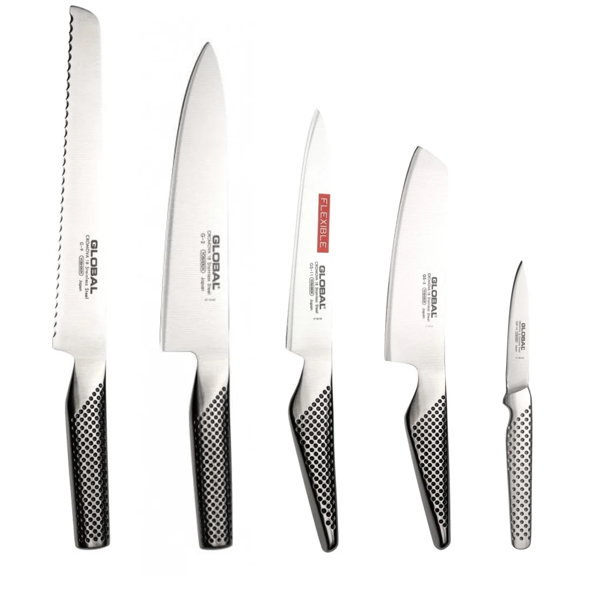Global Messenset 5-delig G-2 / GS-5 / G-9 / GS-11 / GSF-15