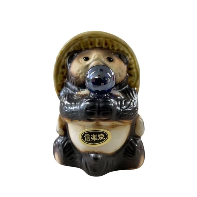 Tanuki Beeldje – Blauwe Parel